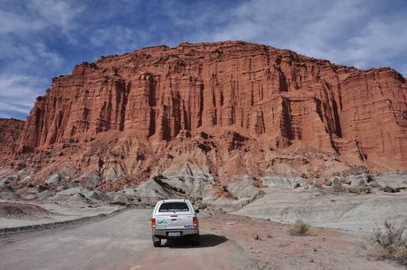 Los Colorados, a mais antiga formação rochosa do Parque Provincial Ischigualasto, na Argentina